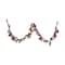 Hello Honey 6ft. Multicolor Handmade Wool & Cotton Blend Garland with Pom Poms & Antique Gold Metal Bells
